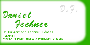 daniel fechner business card